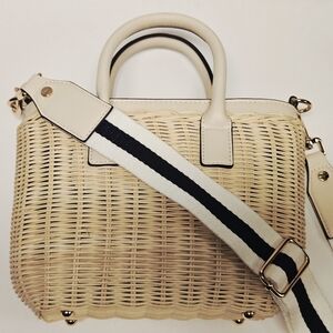 Aldo Seasparkle Rattan Handbag  Purse Shoulder Bag Crossbody